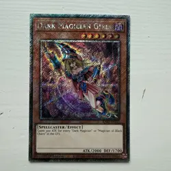 RA03-EN123 Dark Magician Girl CT2 ART Platinum Secret Rare YuGiOh! NM - Image 1