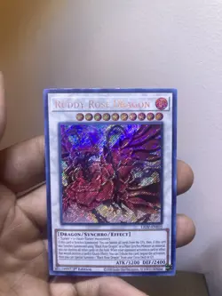 Yugioh! Ruddy Rose Dragon LIOV-EN035 Secret Rare 1st Edition MINT - Image 1