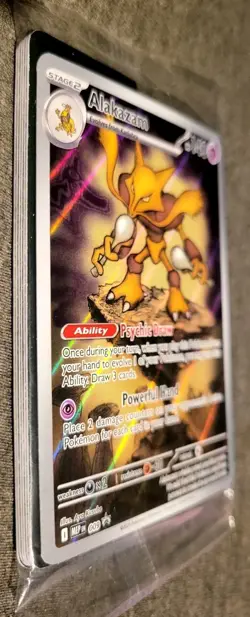 Mega Evolution Pokemon Center Alakzam Promo Card 009 Sealed Mint - Image 3