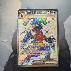 Pokemon Garchomp EX Holo Ultra Rare Card 219/182 Sv04: Paradox Rift NM+ - Image 1
