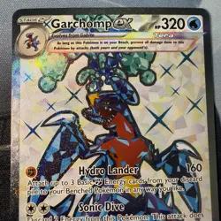 Pokemon Garchomp EX Holo Ultra Rare Card 219/182 Sv04: Paradox Rift NM+ - Image 3