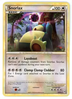Snorlax 33/95 Call of Legends Pokemon Card - Image 1