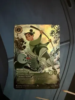 Disney Lorcana Mulan Resourceful Recruit Foil Card 229/204 Standard English - Image 2