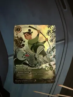 Disney Lorcana Mulan Resourceful Recruit Foil Card 229/204 Standard English - Image 3