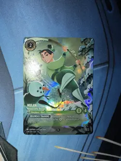 Disney Lorcana Mulan Resourceful Recruit Foil Card 229/204 Standard English - Image 4