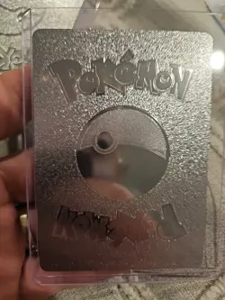 Pikachu Silver Foil Fan Art Vinyl Collector Pokemon Card HP80 076/073 - Image 2