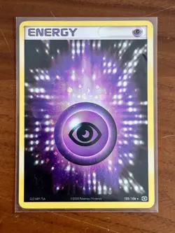 2005 Pokemon Psychic Energy Holo 105/106 EX Emerald Card - Image 1