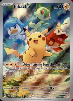 Pikachu - 027 Holo - Pokemon SV: Scarlet & Violet Promo Cards (2) - Image 1