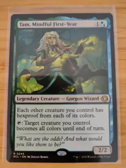MTG Tam, Mindful First-Year 0245 Lorwyn Eclipsed M/NM Free UK P&P - Image 1