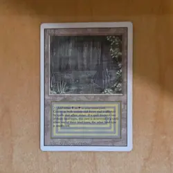 Wizards Bayou Land Revised Edition Rare Jesper Myrfors - Image 1