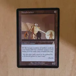 Wizards Metalworker Artifact Creature Urza's Destiny Rare Regular Don Hazeltine - Image 1