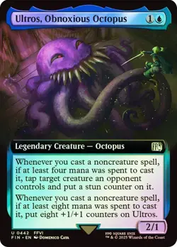 Ultros, Obnoxious Octopus Foil Extended Art Final Fantasy MTG NM - Image 1