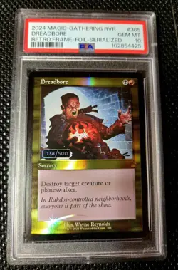 2024 Magic The Gathering Dreadbore Foil Serialized /500 🔥 PSA 10 🔥 RVR - Image 2