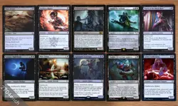 Set 10 Different Black Deathtouch Creatures *NM* English Magic MTG Commander EDH - Image 1