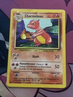 CHARMELEON - 24/102 - Base Set - Pokemon Card - HP - Image 1