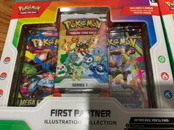 4x Pokemon TCG First Partner Illustration Collection Series 1 Box - Image 3