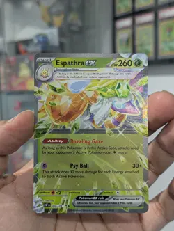 Pokemon Card 2024 ESPATHRA Ultra Rare Holo 006/091 Paldean Fates NM - Image 1