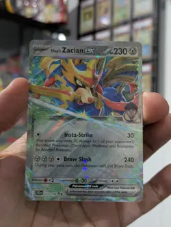 Pokemon Card 2025 HOP'S ZACIAN EX Double Rare 111/159 Journey Together NM/M - Image 2