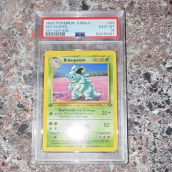 1999 Pokemon Jungle Nidoqueen #23 1st Edition Psa 10 - Image 1