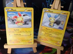 Pokemon Card Story - Plusle 39/108 + Minun 40/108 XY Roaring Skies - Image 1