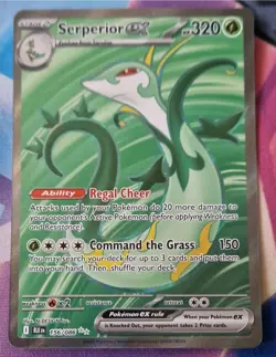 Serperior Ex 156/086 Ultra Rare Black Bolt Pokemon TCG NM-Mint - Image 1