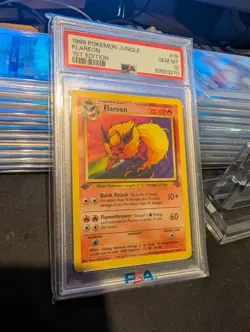 PSA 10 1st Edition Flareon Non-Holo Jungle #19 Pokemon 1999 LOW POP! - Image 3