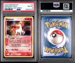 2004 POKEMON EX FIRE RED & LEAF GREEN #13 RAPIDASH-HOLO PSA 8 - Image 3