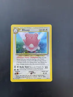 Pokemon TCG Blissey Neo Revelation 2/64 Holo Unlimited Holo Rare - Image 3