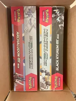 Pokemon TCG: Black Kyurem/Melmetal + Archaludon/Reshiram (SET OF 4 SEALED BOXES) - Image 1