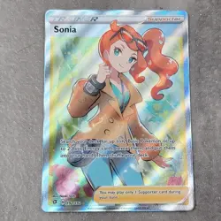 Pokemon TCG Sonia Rebel Clash 192/192 Holo Full Art - Image 1