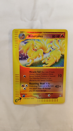 Ninetales 25/147 Aquapolis Reverse Holo Rare Near Mint NM Pokemon - Image 2