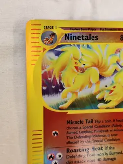 Ninetales 25/147 Aquapolis Reverse Holo Rare Near Mint NM Pokemon - Image 3