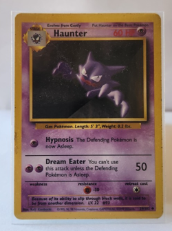 Pokemon Haunter 29/102 Base Set Uncommon - Image 1