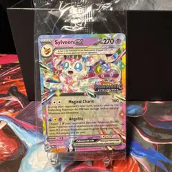 SEALED Sylveon ex Prismatic Evolutions Stamp 041/131 Black Star Promo Pokemon - Image 1