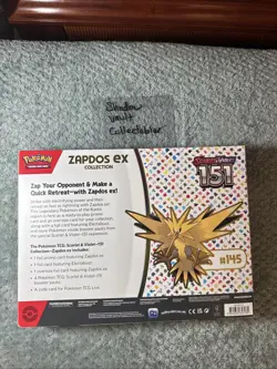 Pokemon TCG Scarlet & Violet 151 Zapdos EX Collection Box Sealed NEW - Image 2