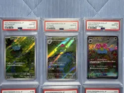 PSA 10 and 9 Sequential Pokemon 151 Japanese Venusaur Charizard Blastoise ex Sar - Image 2