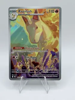 Rapidash 189/182 Sv10: Destined Rivals Holo Illustration Rare 110HP Pokemon TCG - Image 1