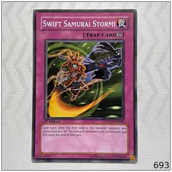 Swift Samurai Storm! - STON-EN058 - Common 1st Edition Yugioh - Image 1