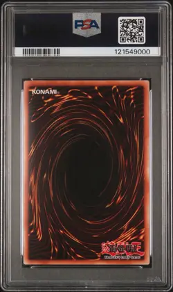 Yu-Gi-Oh! Tri-Horned Dragon LOB-000 Secret Rare Unlimited PSA 9 GRADED MINT slab - Image 4