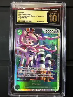 One Piece OP14-033 Perona SR CGC 10 Pristine - Image 1