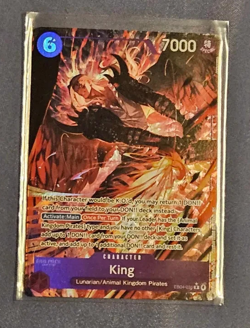 One Piece TCG King EB04-031 OP14 Alt Art English NM/M 6c Azure Sea's Seven - Image 1