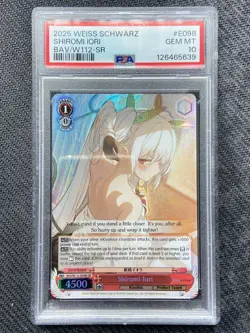 Weiss Schwarz Blue Archive English: Iori BAV/W112-E098S SR - PSA 10 GEM MINT - Image 1