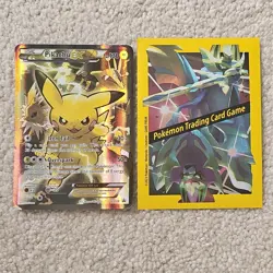 Pikachu EX XY124 Holo Basic Pokemon Trading Card Game Card (English, 2016) - Image 3