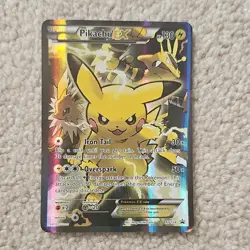 Pikachu EX XY124 Holo Basic Pokemon Trading Card Game Card (English, 2016) - Image 4