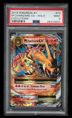 PSA 9 MINT Mega M Charizard EX 13/108 – XY Evolutions Pokemon Card (Graded) - Image 2
