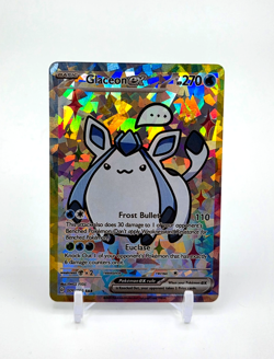 Glaceon ART Card READ DESCRIPTION BELOW HOLO Glaceon Card Glaceon Pokemon Card - Image 1