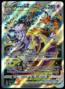 Mewtwo VSTAR #GG44 Mint Pokemon Card Crown Zenith - Image 1