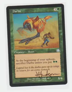 Magic the Gathering ~ Darba ~ M/NM ~ Prophecy ~ Signed by Artist - Image 1