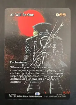 All Will Be One (Borderless) Teenage Mutant Ninja Turtles MTG Regular Near Mint - Image 1