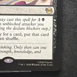 Splinter's Technique 0080 Rare Sorcery Black Teenage Mutant Ninja Turtles WOTC - Image 2